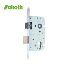 Poland market 7250 7255 mm security aluminium mortise square lock body